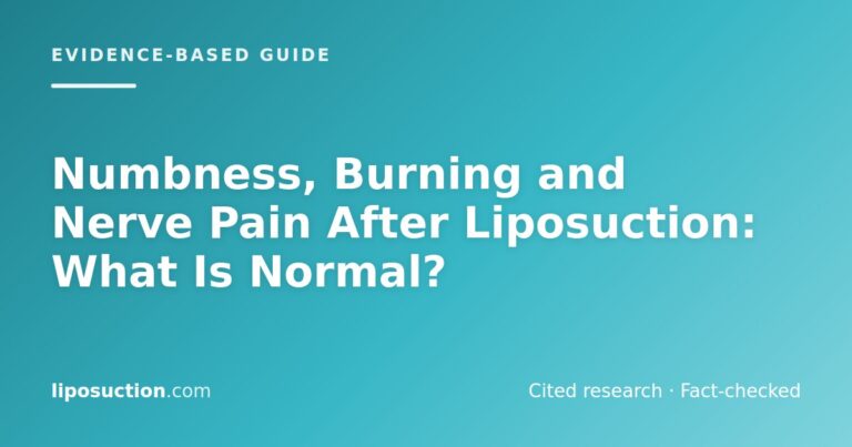 Numbness, Burning and Nerve Pain After Liposuction: What Is Normal?
