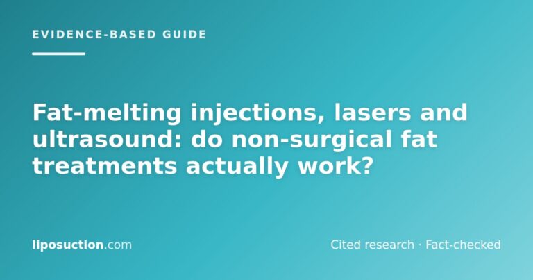 Fat-melting injections, lasers and ultrasound: do non-surgical fat treatments actually work?