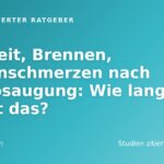 Taubheit, Brennen, Nervenschmerzen nach Fettabsaugung: Wie lange dauert das?