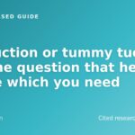Liposuction or tummy tuck? The one question that helps decide which you need